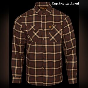 DIXXON Zac Brown Band Flannel -- Mens XL